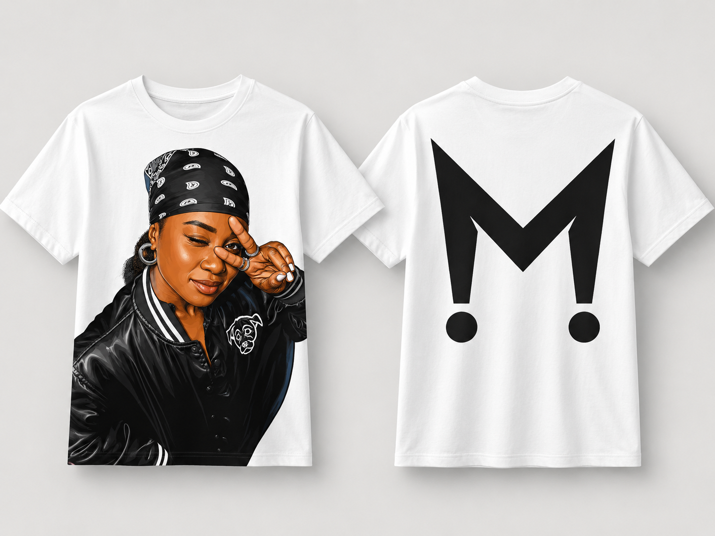 Mitch Portrait Tee product mockup